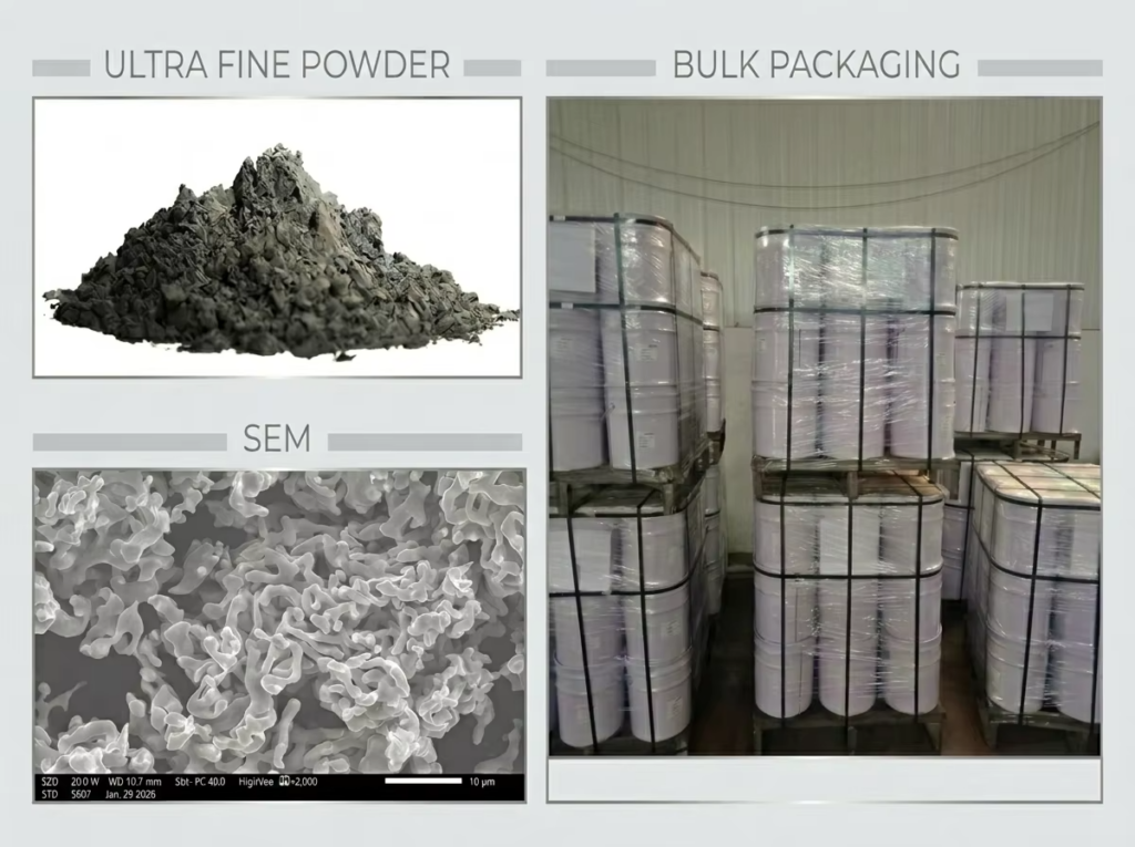 Fine and ultrafine iron powder for specialty industrial applications